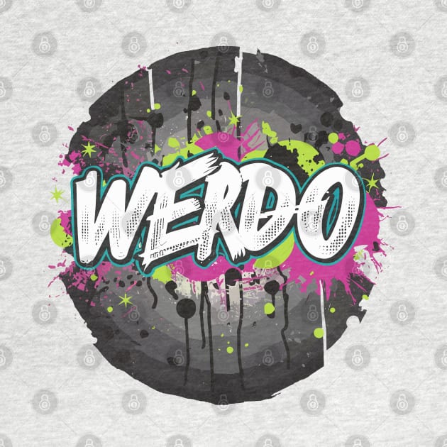 Weirdo Typography | Minimalistic Graffiti Style Design by diegotorres